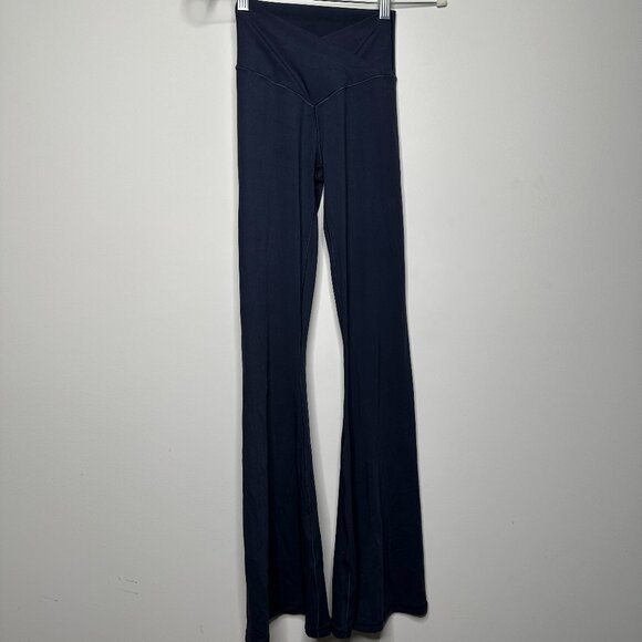 aerie Pants - Offline by Aerie Real Me Hi-Rise Flare Leggings Dark Blue Women's Small